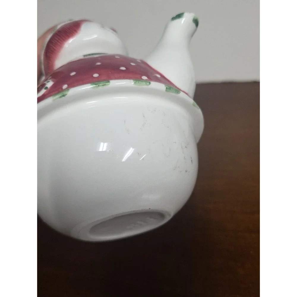 Vintage Burton‎ FIB Christmas Snowman Teapot
